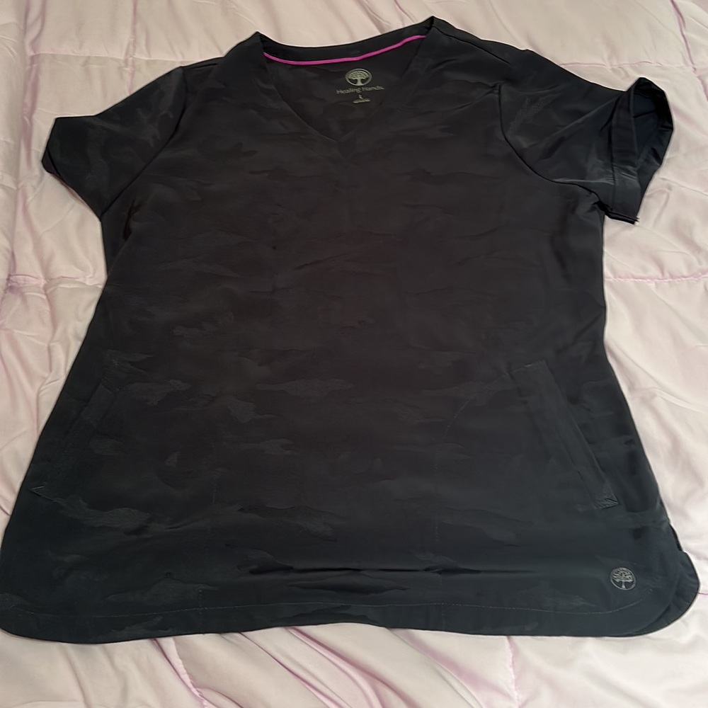 Healing hands scrub top